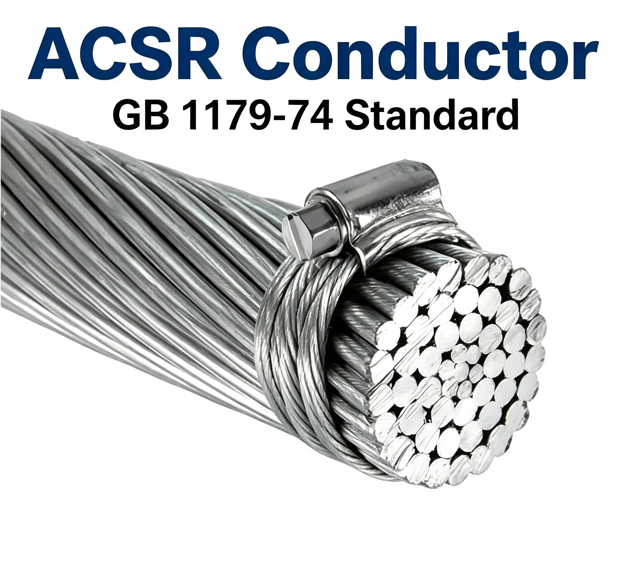 Factory Direct ACSR Wire Bare Overhead Conductor Aluminum Steel Reinforced Cable for Overhead Power Transmission Project