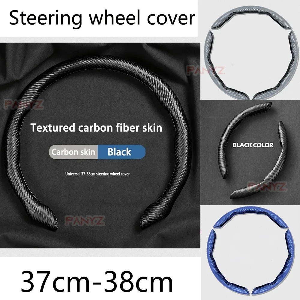 Universal Anti Slip Half Set Card Style Decorative Handle Cover Auto Steering Wheel Cover For Fiat Grande Punto Tipo Stilo UNO