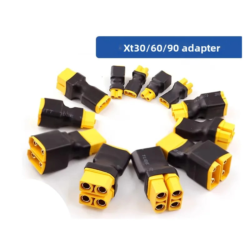 1/5/10pcs Aircraft Model Lithium Battery Adapter XT30 XT60 XT90 Series Adapter, Parallel Plug, Original Connector Wholesale