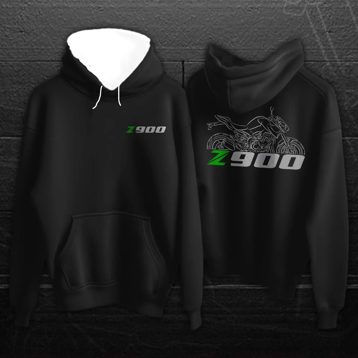 เสื้อฮู้ด Kawasaki Z900 สำหรับผู้ใหญ่ สไตล์สตรีทแวร์ มีฮู้ด แบบยูนิเซ็กซ์ ลายมอเตอร์ไซค์ พิมพ์ลาย 3 มิติ ระบายอากาศได้ดี แห้งเร็ว เหมาะสำหรับเล่นกีฬา