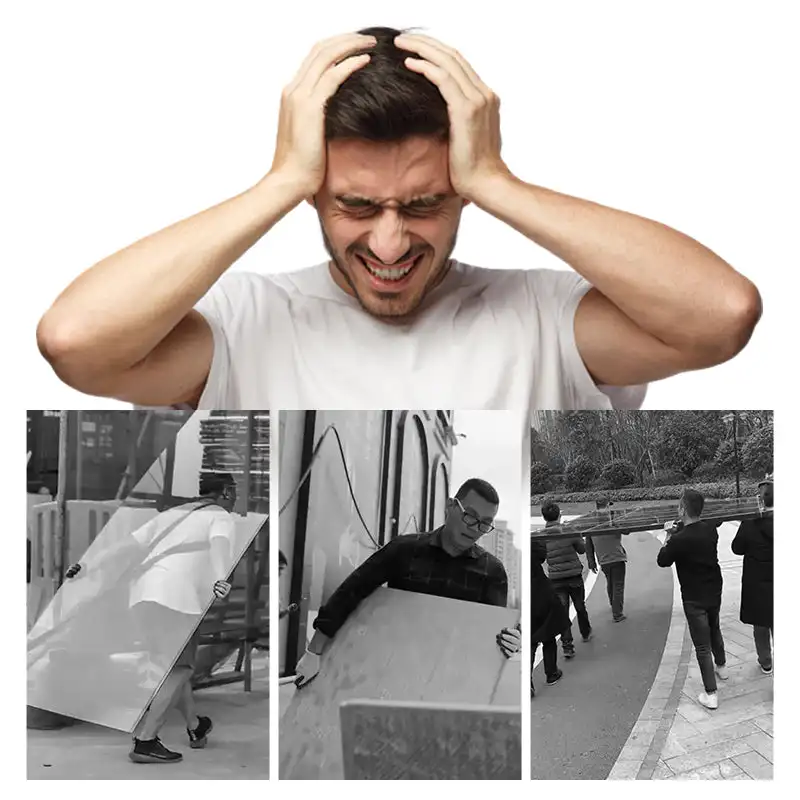 Multifunctional Effort-Saving Drywall Carring Tool Hand Lifting Board Clamp Labour-saving Tool for Transportation Slab and Glass