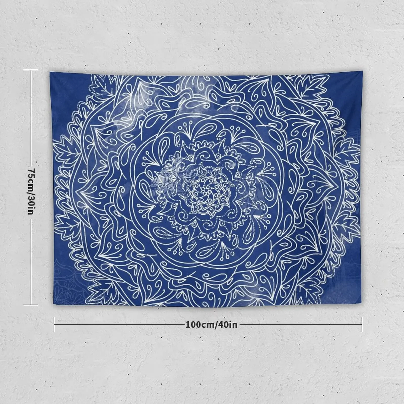 Blue Mandala Tapestry Room Decoration Korean Style Things To The Room Decorative Paintings Tapestry