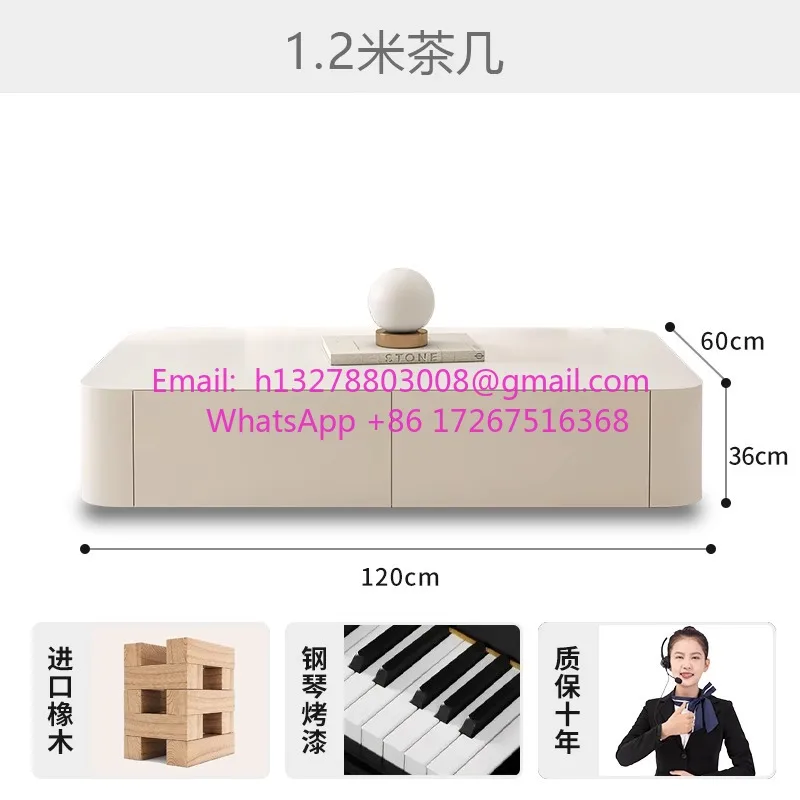 

Modern simple rock slab TV cabinet light luxury high sense
