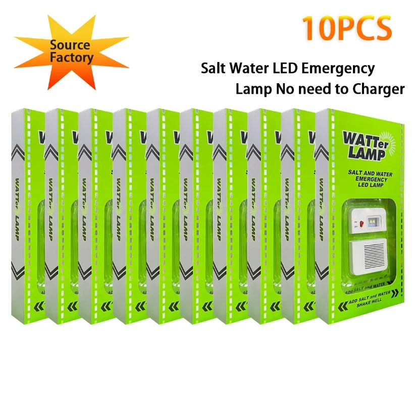 10 PCS Factory Direct Wholesale Outdoor Saltwater Led Camping Multi-Scene Waterproof Portable Energy-Saving Emergency Lights