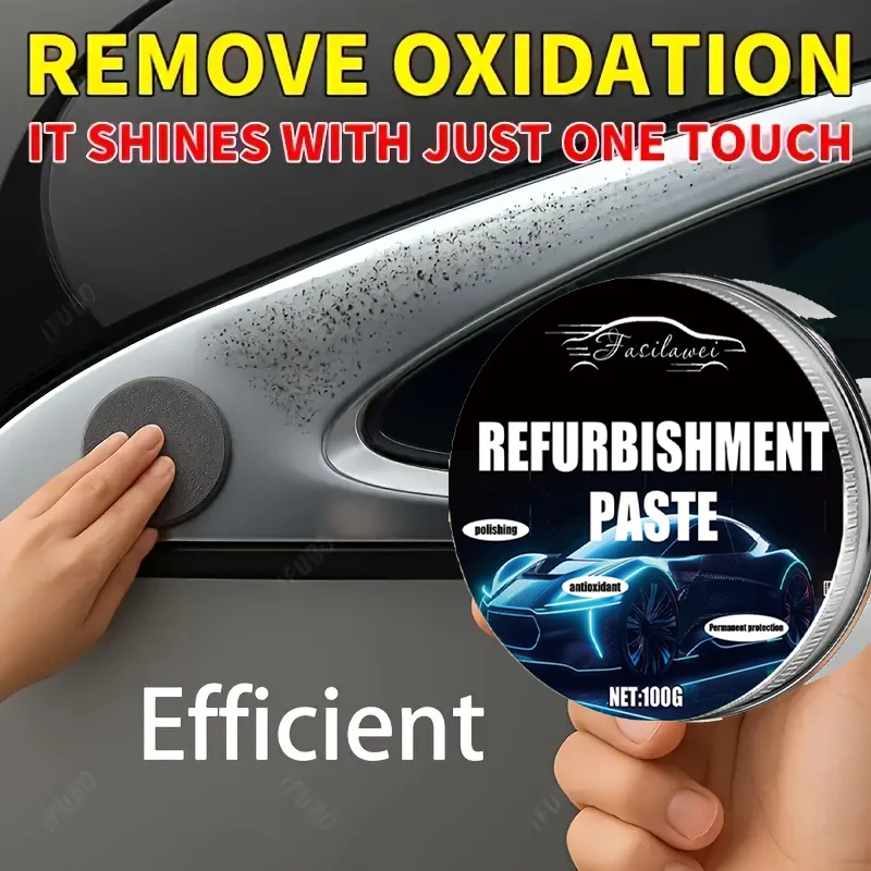 

Polishing and waxing kit - chrome plating renovation paste, polishing repair agent, multi-purpose metal repair paste, suitable f