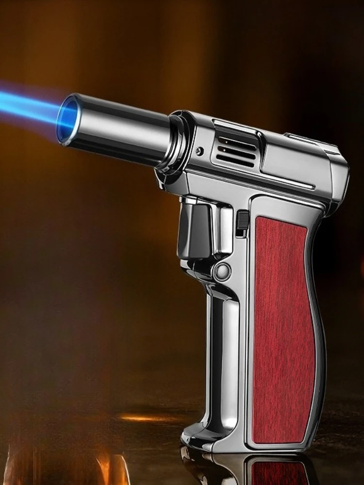 Briquet gonflable multifonctionnel, torche de soudage à haute température, grande puissance de feu, pistolet de pulvérisation, briquet de cuisine, outils de barbecue en plein air