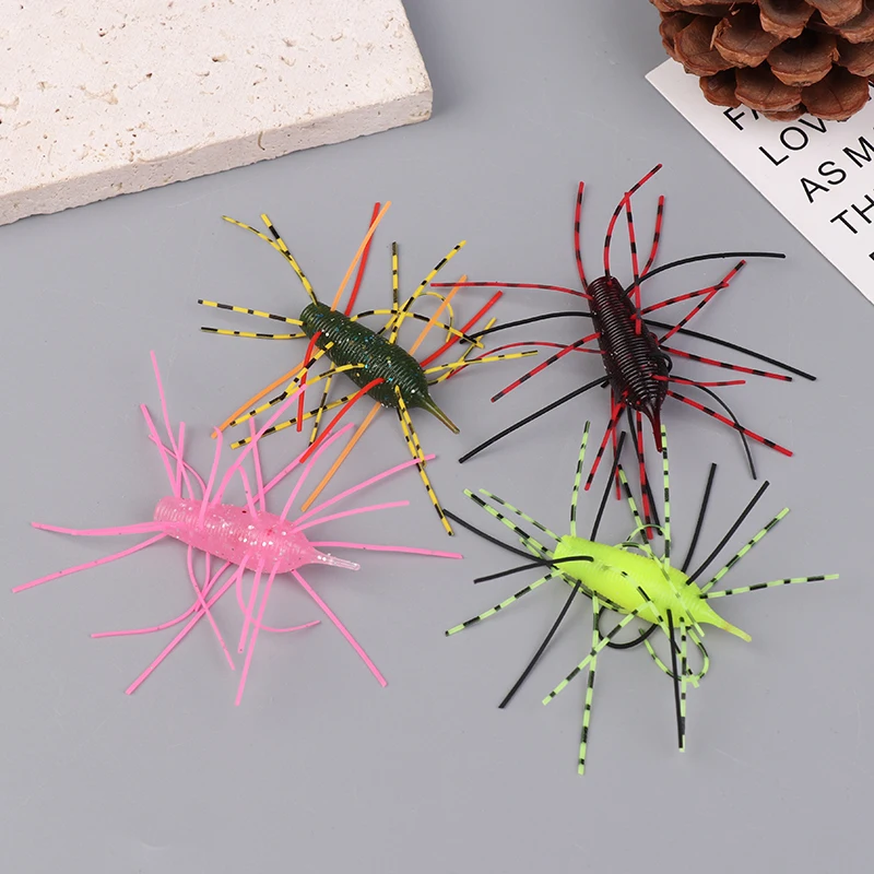 Fishing Soft Baits Swimbait Soft Plastic Lure For Ned Rig Plastic Lures Bass Stick Swimbait Crawfish Lures Artificial Tackle