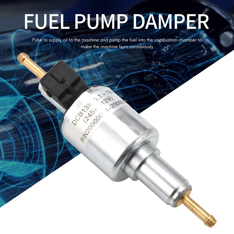 12V DP30 Heater Fuel Pump With Dampener 86115A 86115B Replace For Webasto Heater