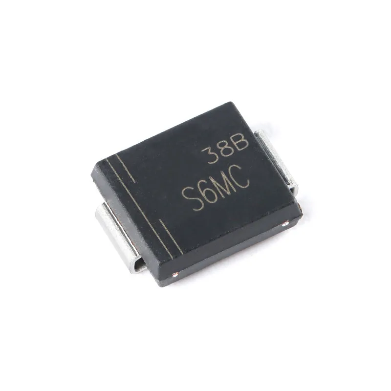 10PCS MDD S6MC SMC 1000V/6A SMD universal rectifier diode.Chipset