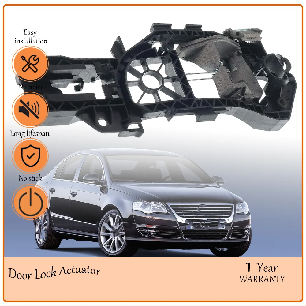 Fatigue-Resistant Inner Outer Door Handle Carrier,Fit for 2006-2010 Passat,Right Passenger Side bracket,OE 3C0837886J