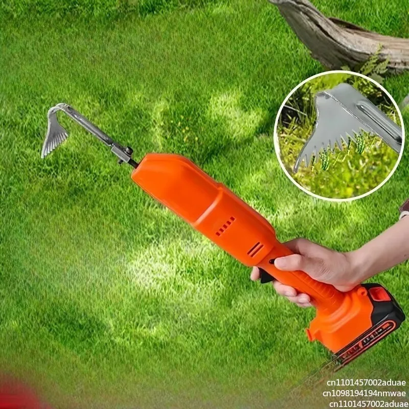 Small household handheld electric hoe for loosening soil, garden bonsai weeding and turning soil, wireless micro tiller