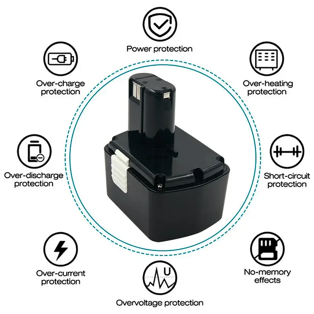 14.4V Original rechargeable battery for Hitachi EB1414S EB14B EB1412S 14.4V EB14S DS14DL DV14DL CJ14DL DS14DVF3 NI-CD 9800mAh