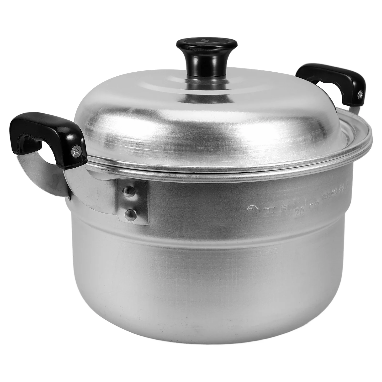 

Small Thick Aluminum Stock Pot Multi-Function Steaming Cooking Household Pot Aluminum Steamer Practical Stockpot