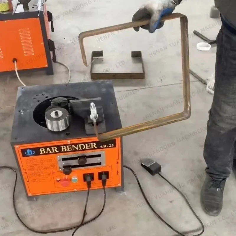 RB-25 Mini Steel Bar Bending Machine Competitive Price CNC Rebar Round Bar Bender 220V 1Phase