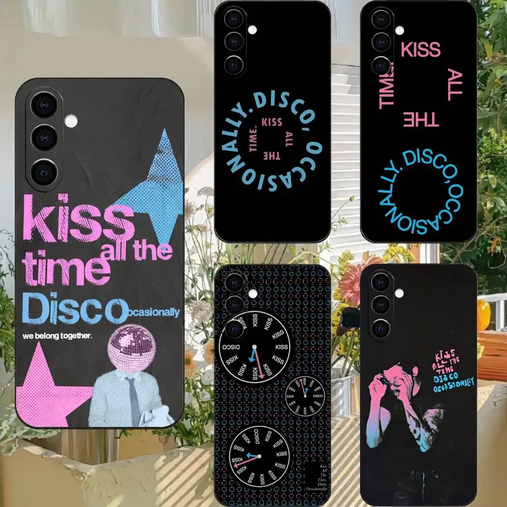 Kiss All The Time, Disco Occasionally Shatterproof TPU Printed Phone Case For Samsung Galaxy A73/A72/A71/A53/A52/A51/A22/A91/A80