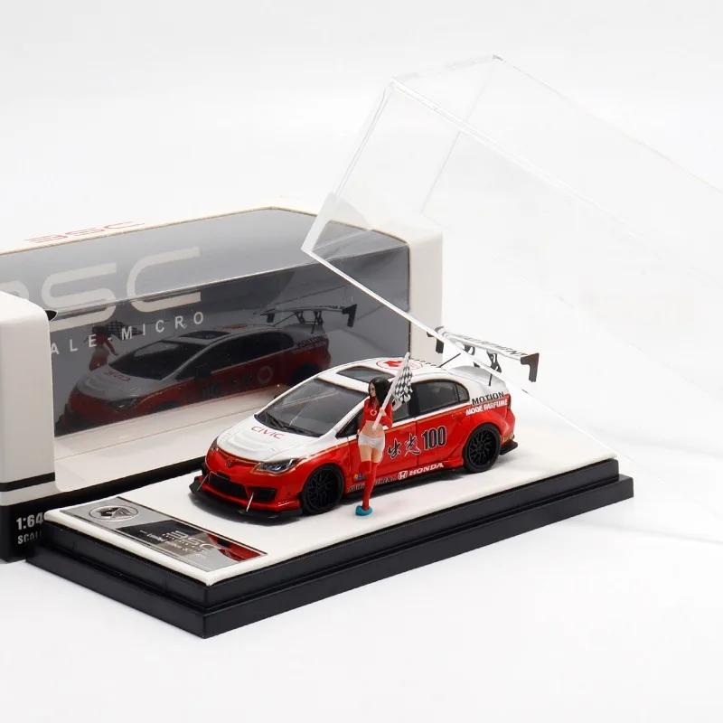 BSC 1:64 Honda Toyota Volkswagen T1 bread trailer light modification die casting alloy car model collectibles desktop ornaments.