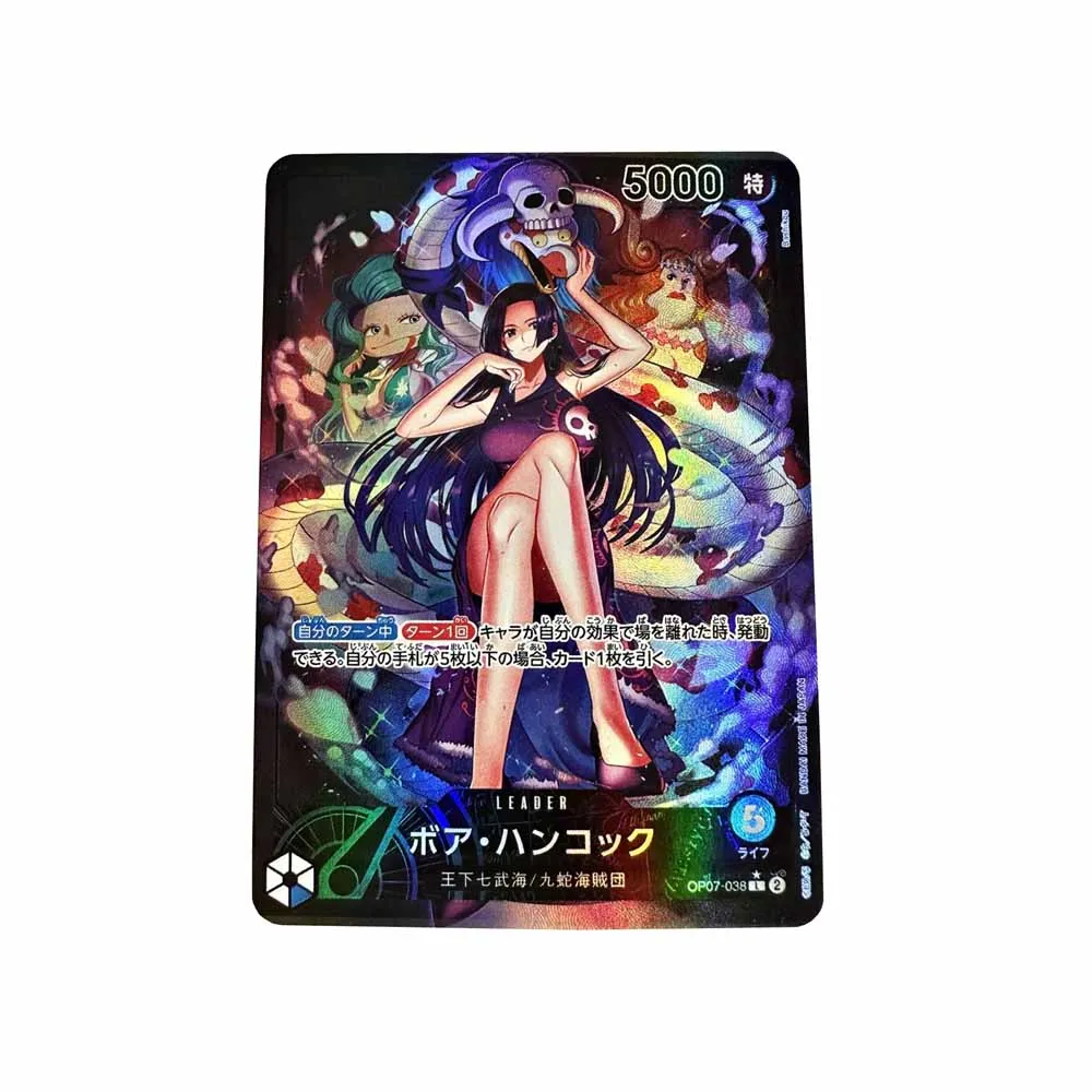 

DIY ONE PIECE Boa Hancock Original Series Rough Flash Card Anime Peripheral Game Collection Card Holiday Gift for Children