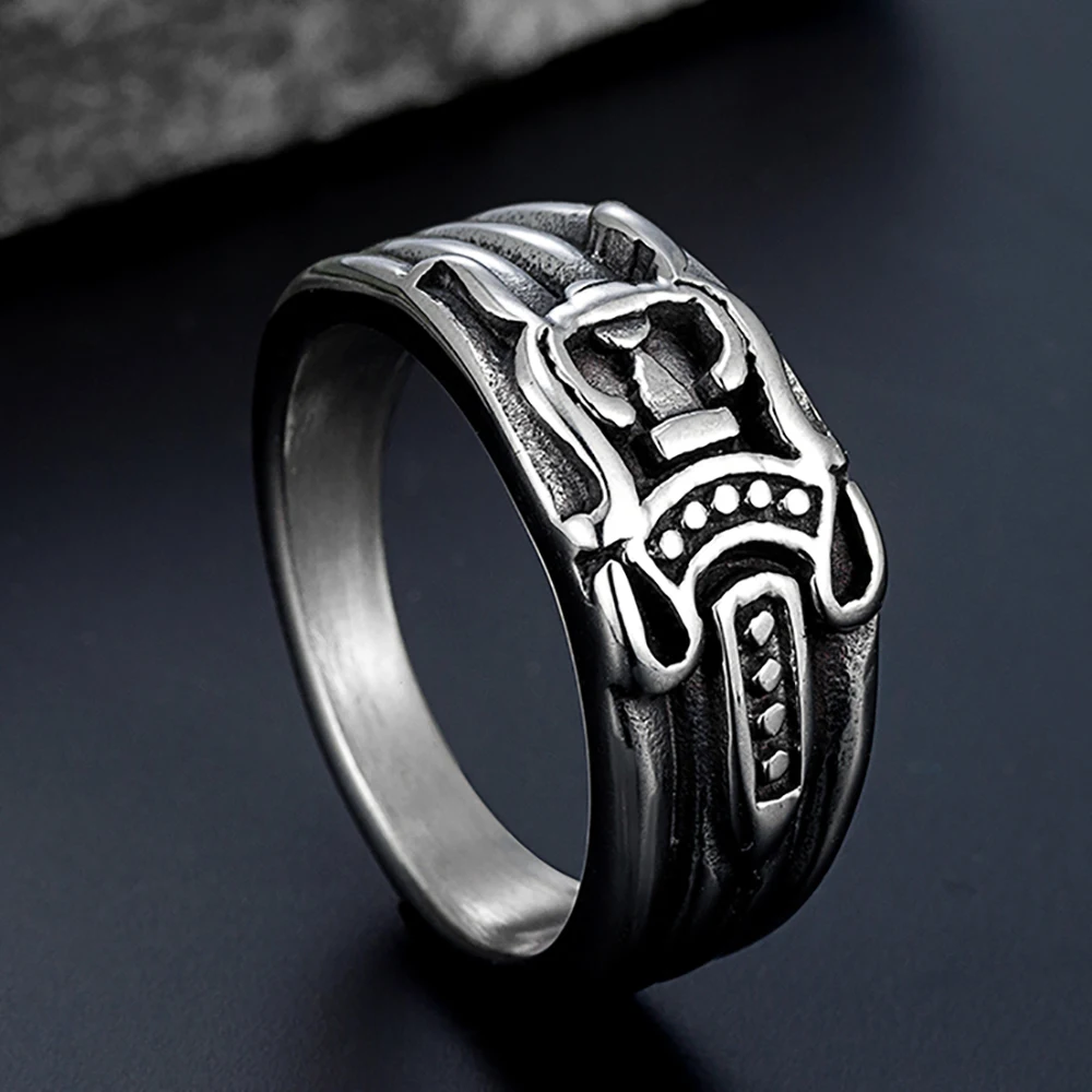 High Quality Stainless Steel Anchor Ring For Men Women Jewelry Vintage Anchor Punk Rock Fashion Accessories Party Gift Wholesale