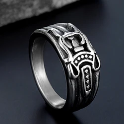 High Quality Stainless Steel Anchor Ring For Men Women Jewelry Vintage Anchor Punk Rock Fashion Accessories Party Gift Wholesale