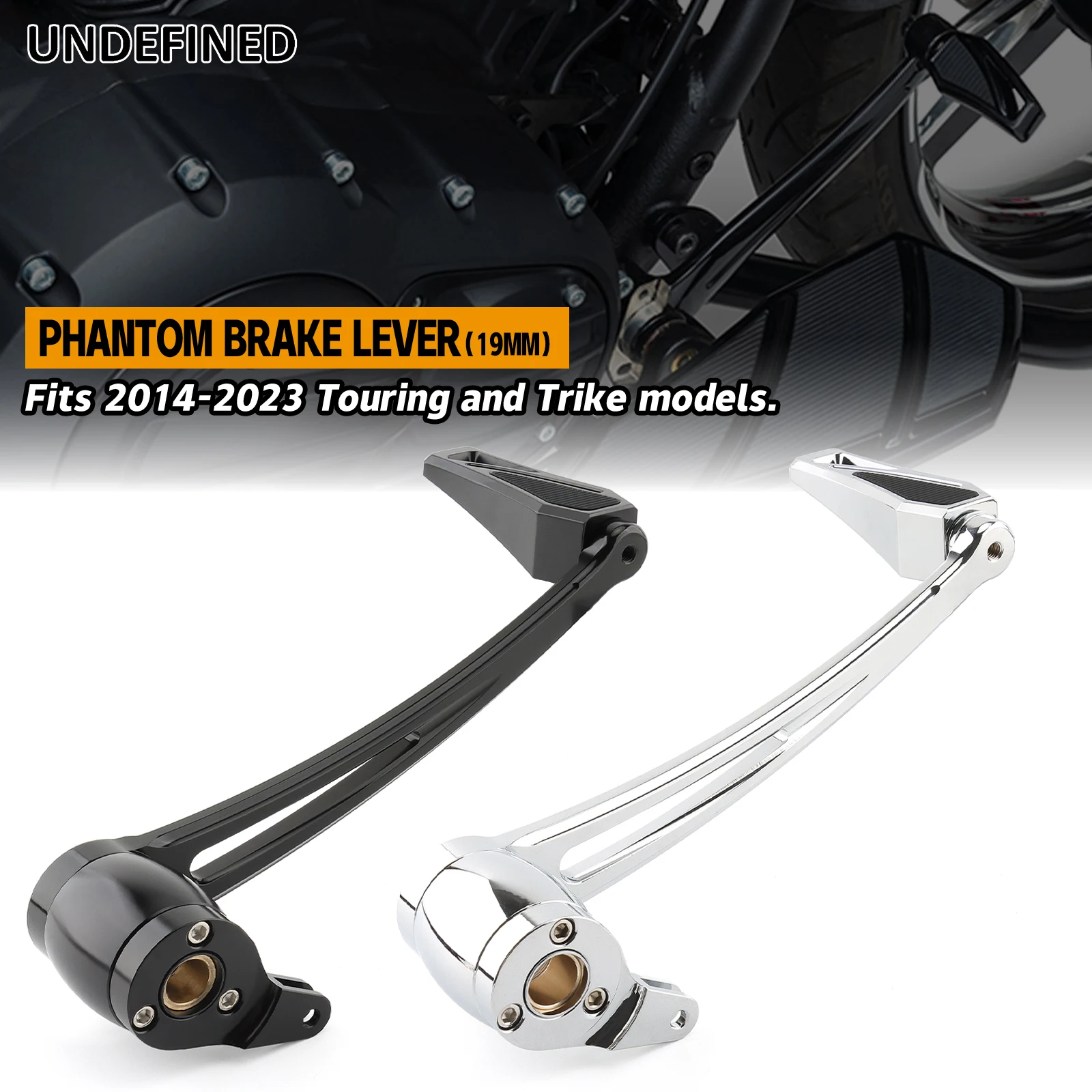 

Phantom Brake Arm Lever MX Offroad Shift Levers Shifter Pegs for Harley Touring Road King Electra Street Glide Tri 2008-Later