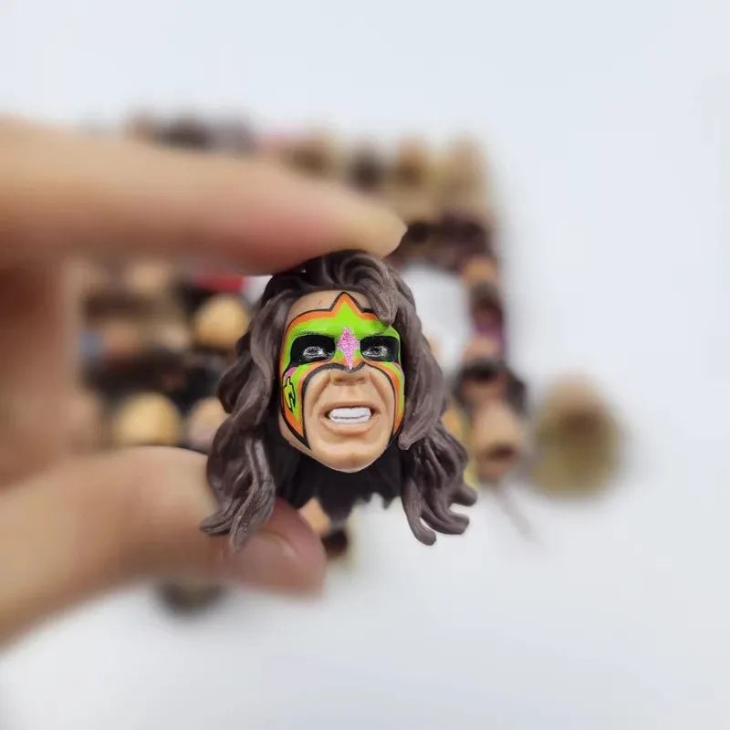 ماتيلز حلقة المصارع إكسسوارات دمي مجموعة نحت الرأس المفاصل الدمى المنقولة #5