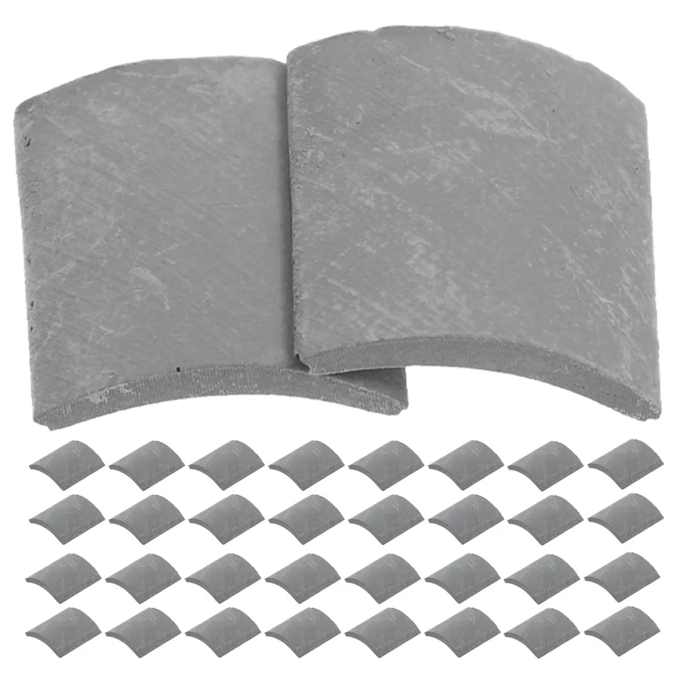 120 pezzi micro paesaggio decorazione piastrelle per tetto in miniatura mattoni di simulazione realistica per giardino fai da te Diorama cucina arredamento set artigianale