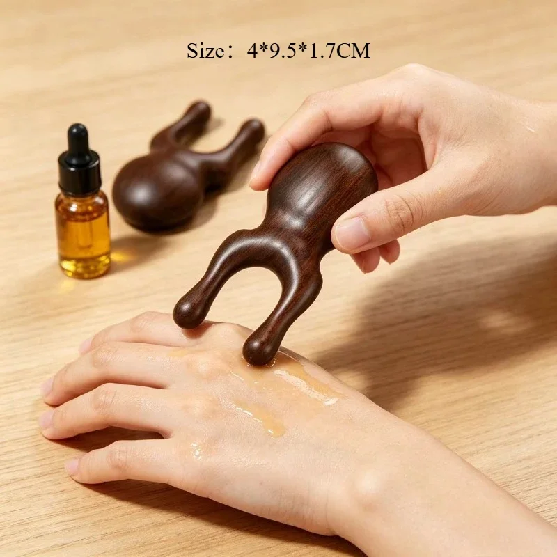 

Non-Pear Wood Whole Body Massage Brush with Veins Fitness Artifact Dredging Meridian Brush for Fat Burning Belly Scraping