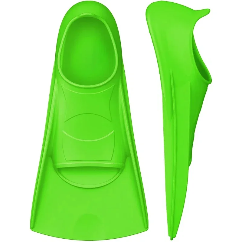 جديد سيليكون الكبار زعانف الضفدع القصيرة المهنية Webbed زعانف السباحة مثالية للسباحة والغوص التدريب مفتاح لوازم الغوص