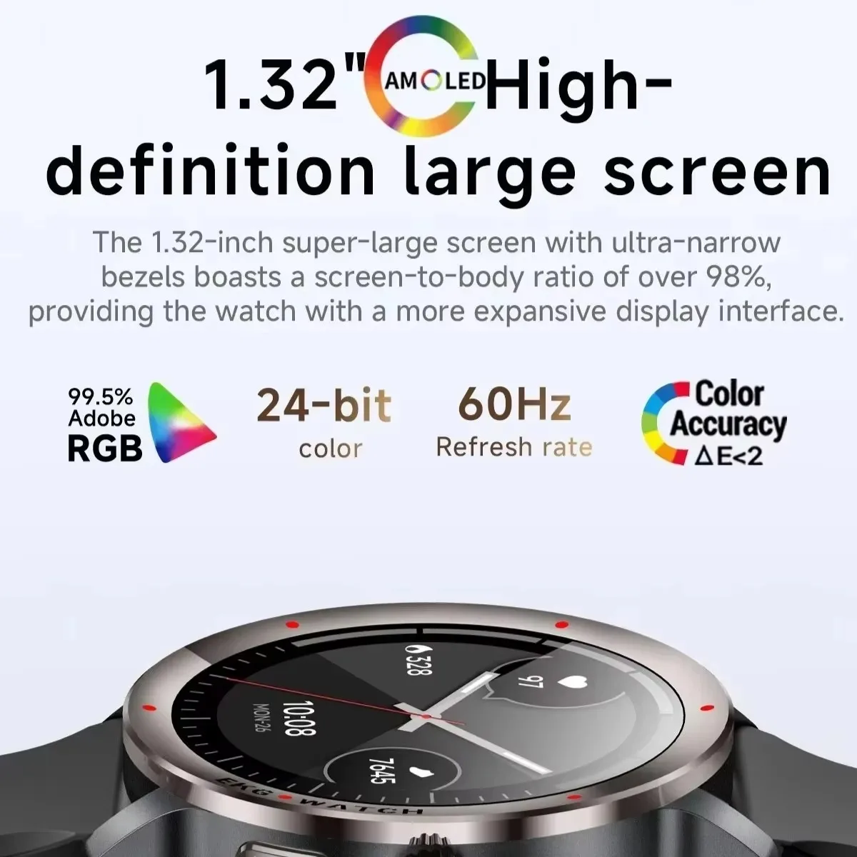 ECG Health Smart Watch Men Women:HPV Heart Health Blood Oxygen Blood Composition Analysis Bluetooth Call Smartwatch 2026 New