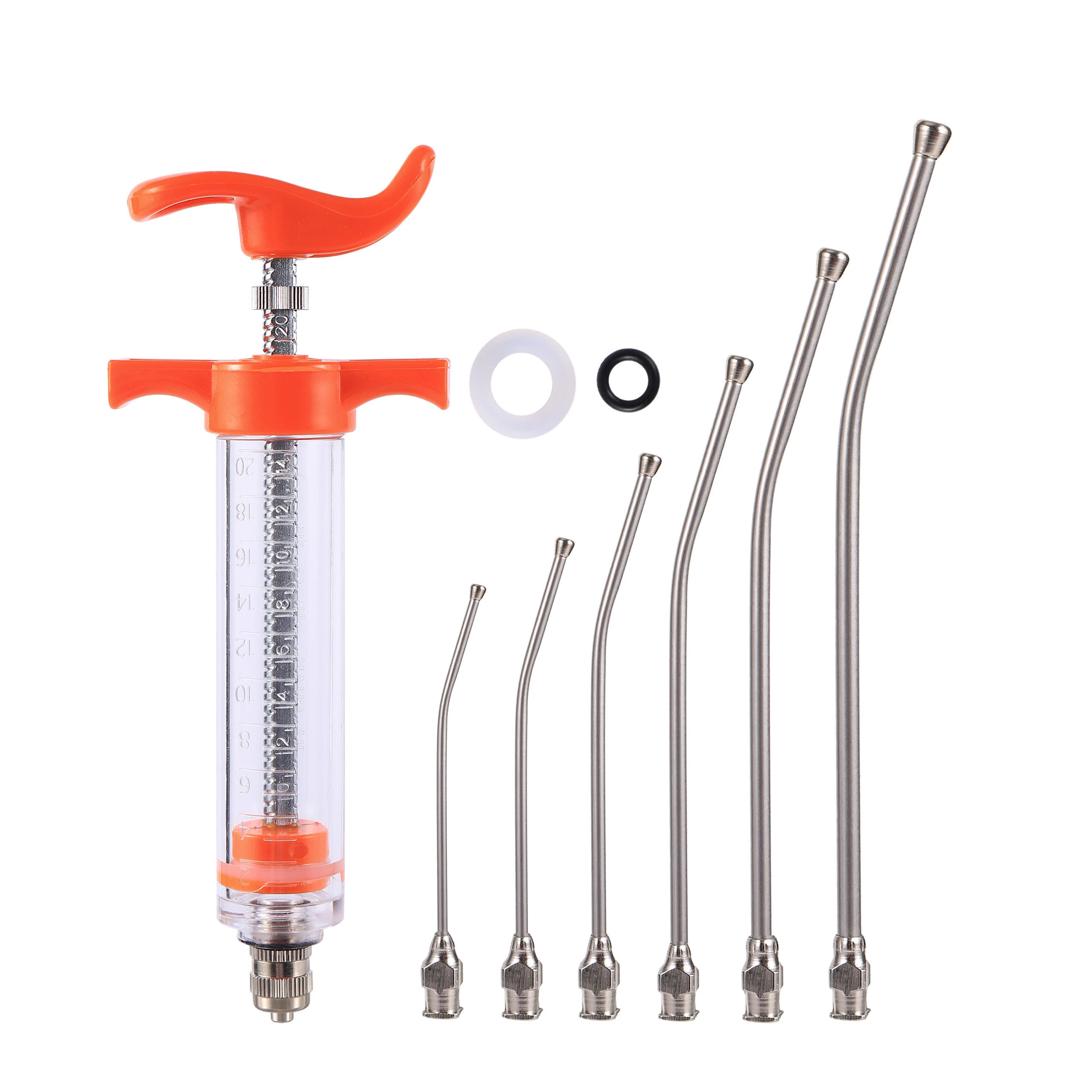 

10ml/20ml Birds Feeding Syringe Kit With Curved Gavage Tubes Bird Feeding Feed Medicine Supplies Pets feeding supplies