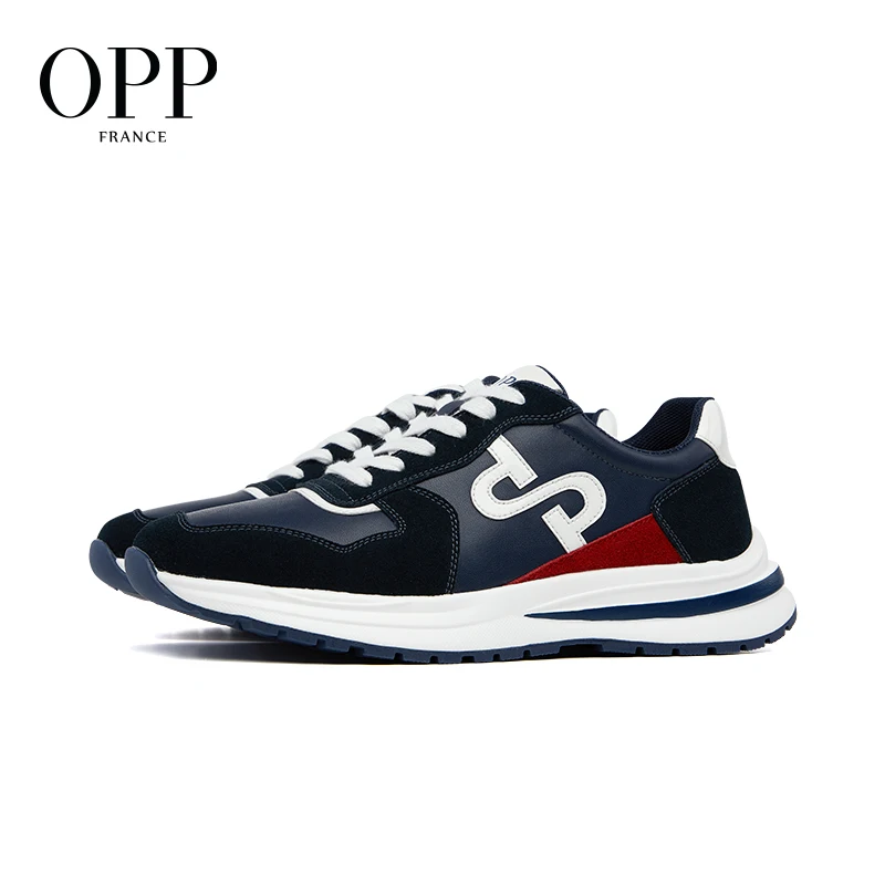 OPP-Baskets de sport en cuir véritable pour hommes, haut de gamme, 574 cuir véritable, mode balance, Zapatillas zones bre, design de luxe, neuves