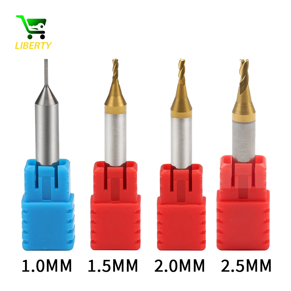 

1.0mm Probe 1.5mm 2.0mm 2.5mm Quality Carbide Steel Milling Cutter for Xhorse CONDOR XC-MINI Dolphin XP005 XP007 Cutting Machine