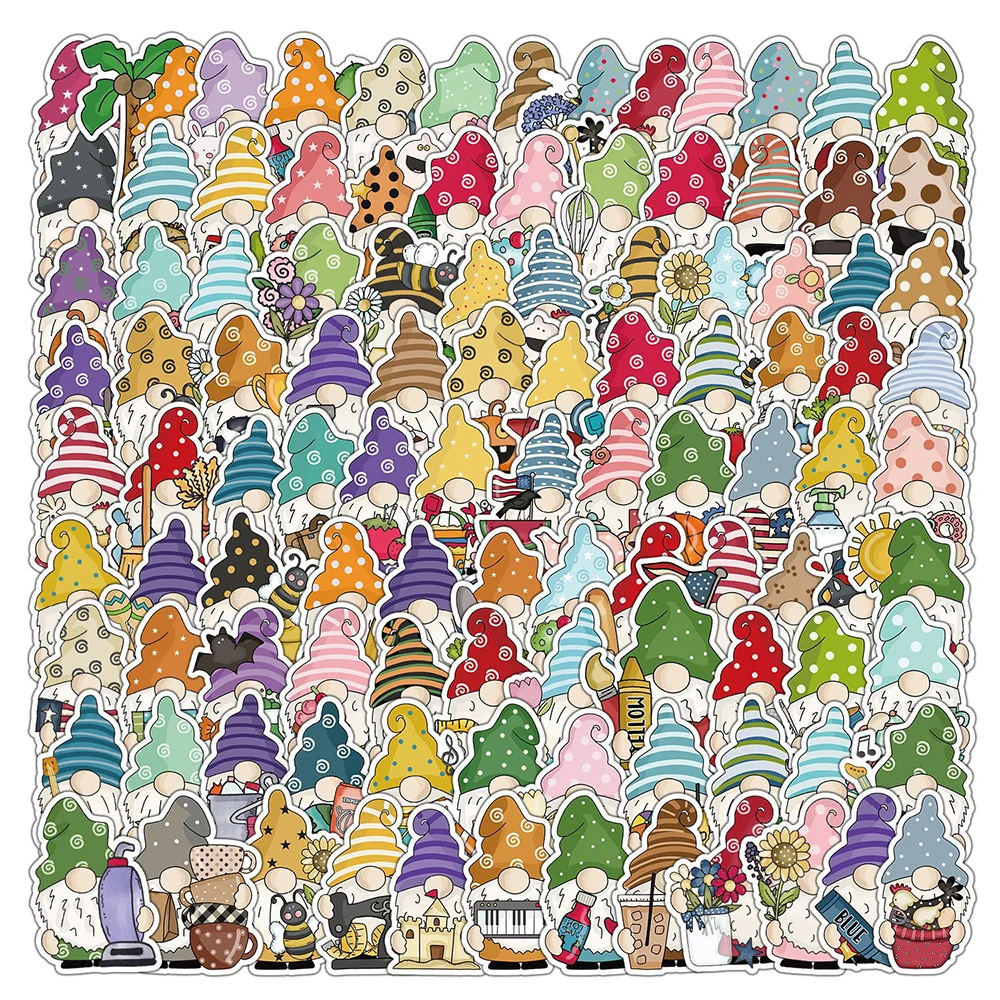 10/30/50/100pcs Disney Kawaii Dwarf Gnome Cartoon Stickers Scrapbook Laptop Phone Suitcase Stationery Sticker Kids Classic Toy