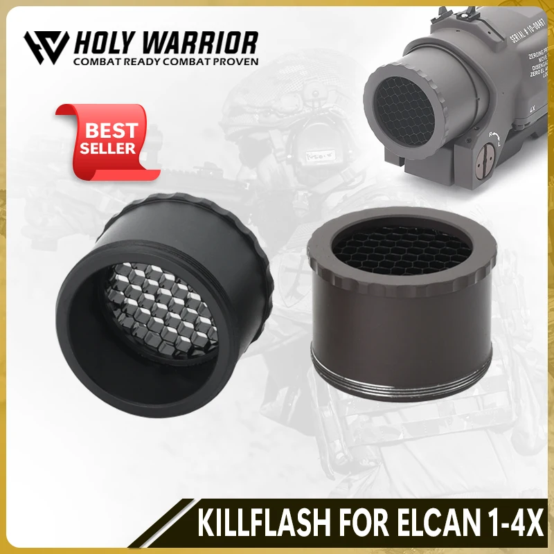 

Holy Warrior Aluminum Material CNC TECH Killflash Anti-Reflection Device for Elcan 1x/4x Optical Sight