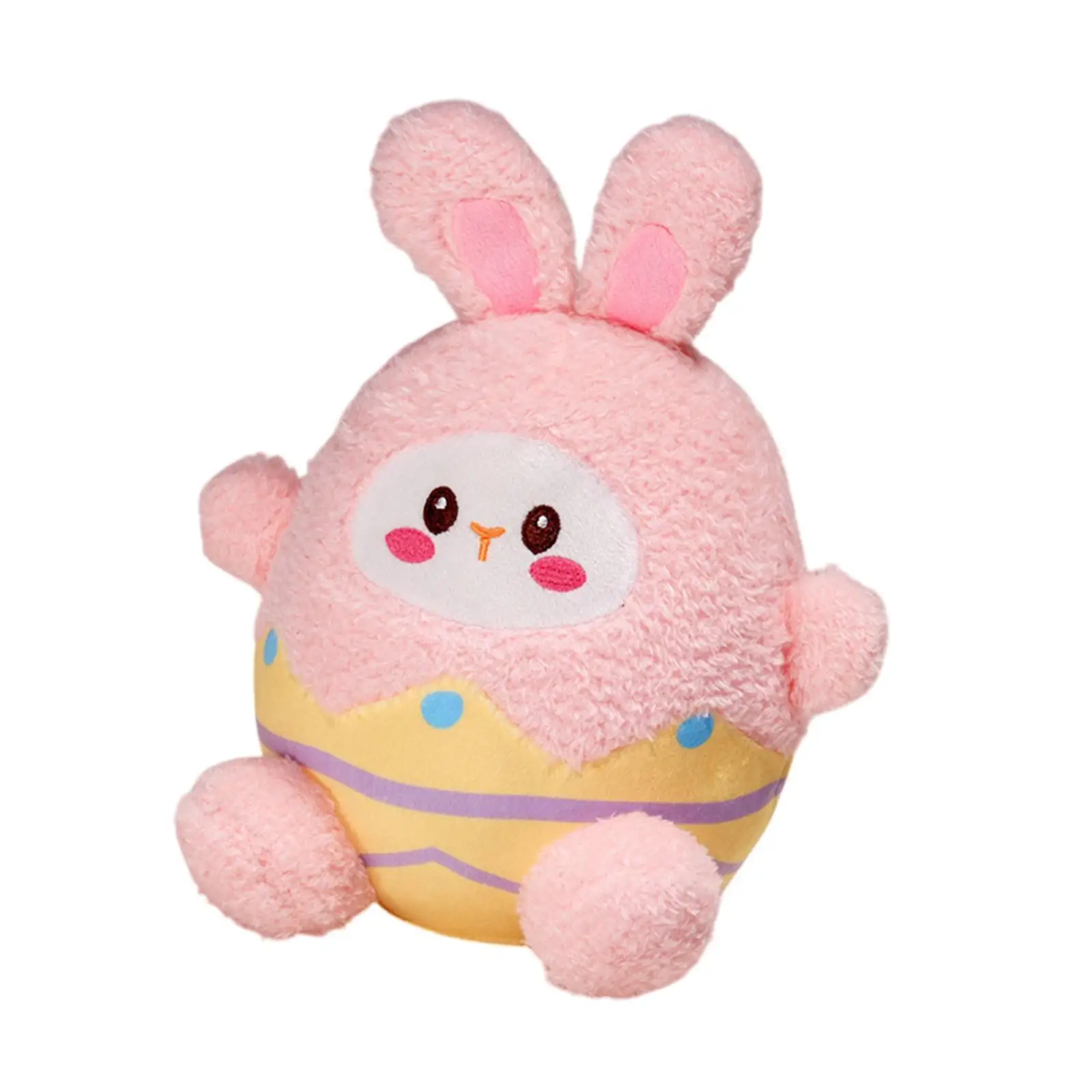 

Пасхальный кролик из скорлупы яйца, украшение для дома, милая кукла-зайчик для детей, девочек, мальчиков, подарок на день рождения, наполнитель для пасхальной корзины