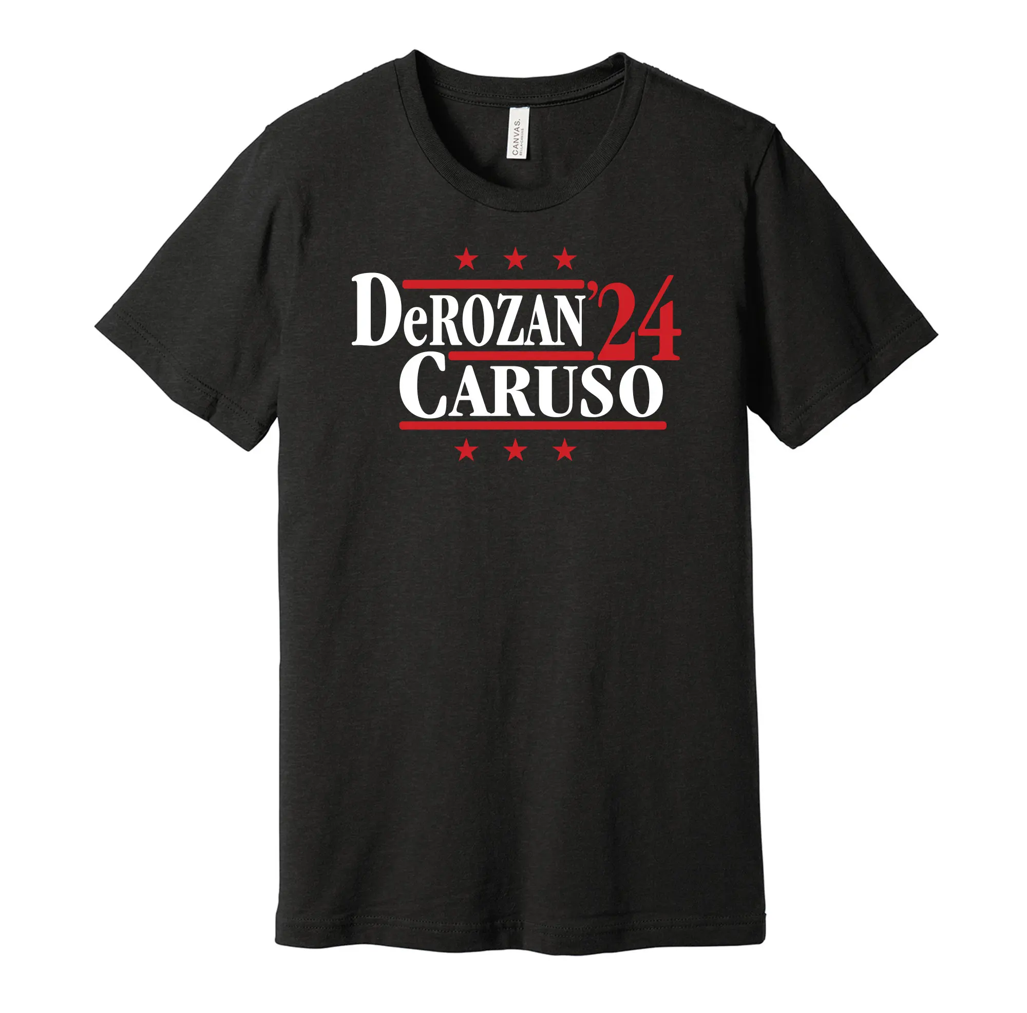 Derozan Caruso '24 Political Campaign Parody T Shirt Basketball Legends For President Fan S M L Xl Xxl 3Xl Lots Of Color