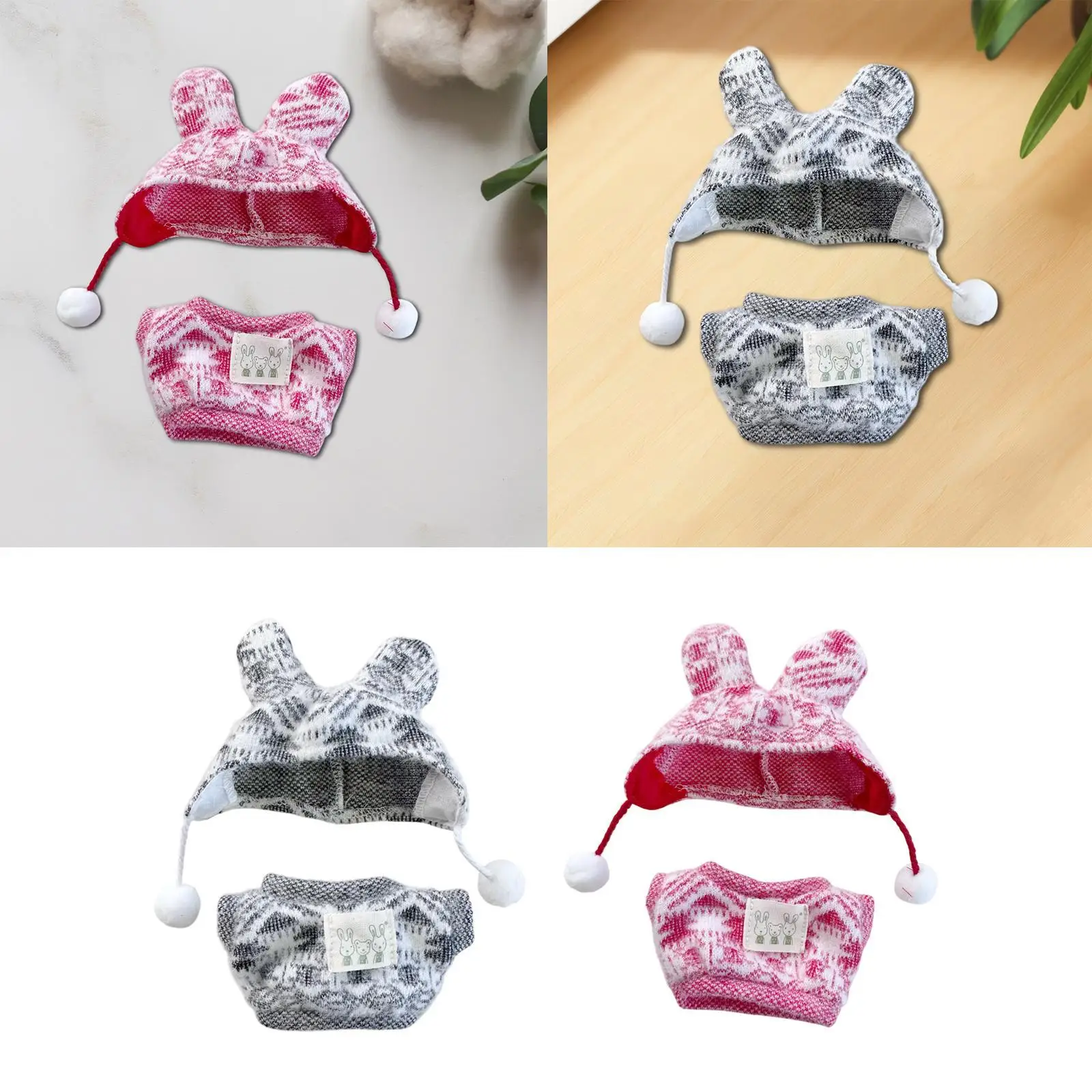 

Doll Sweater Comfortable Pendant Doll Detachable Doll Clothing for 15cm Doll