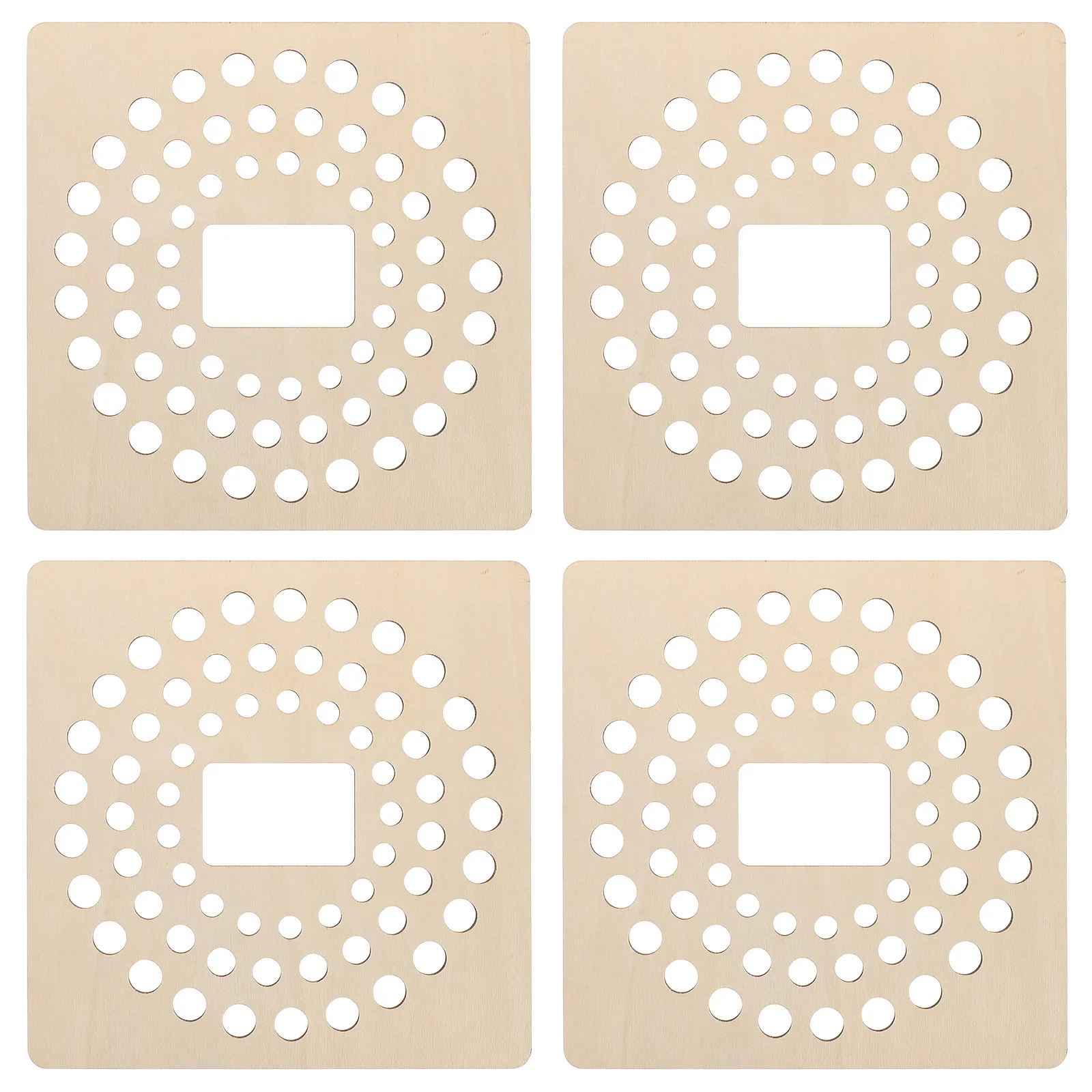 Juego de 4 Tableros de Diseño con Cuentas, Bandeja de Madera para Hacer Joyas, Superficie Ergonómica Antideslizante, Herramienta para Principiantes en la Elaboración de Pulseras