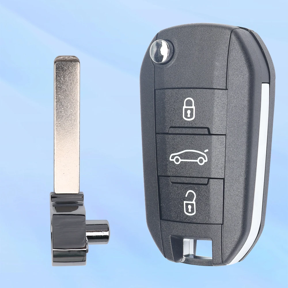Zz Global Version Car Remote Key 433MHz ID46/4A Chip For Peugeot 208 2008 301 308 508 5008 Citroen C2 C3 C4 C5 C6 view 5