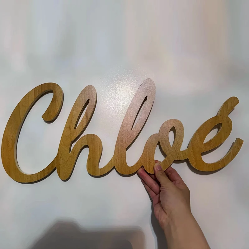 Custom Wooden Name Sign, Nursery Name, Baby Name Cut out, Cutout Name, Wood Name Sign, Wooden Baby Name image 5