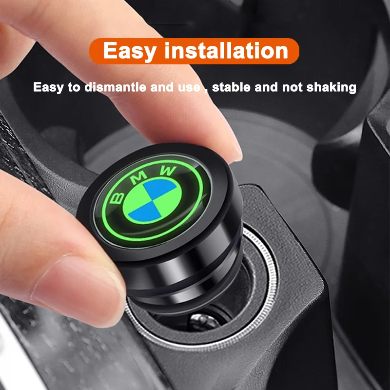 Car Portable Cigarette Lighter Auto Badge Cigar Lighter Adapter For BMW G30 G32 G01 G02 G05 G06 G07 G26 G23 G22 F40 F20 G08 G16