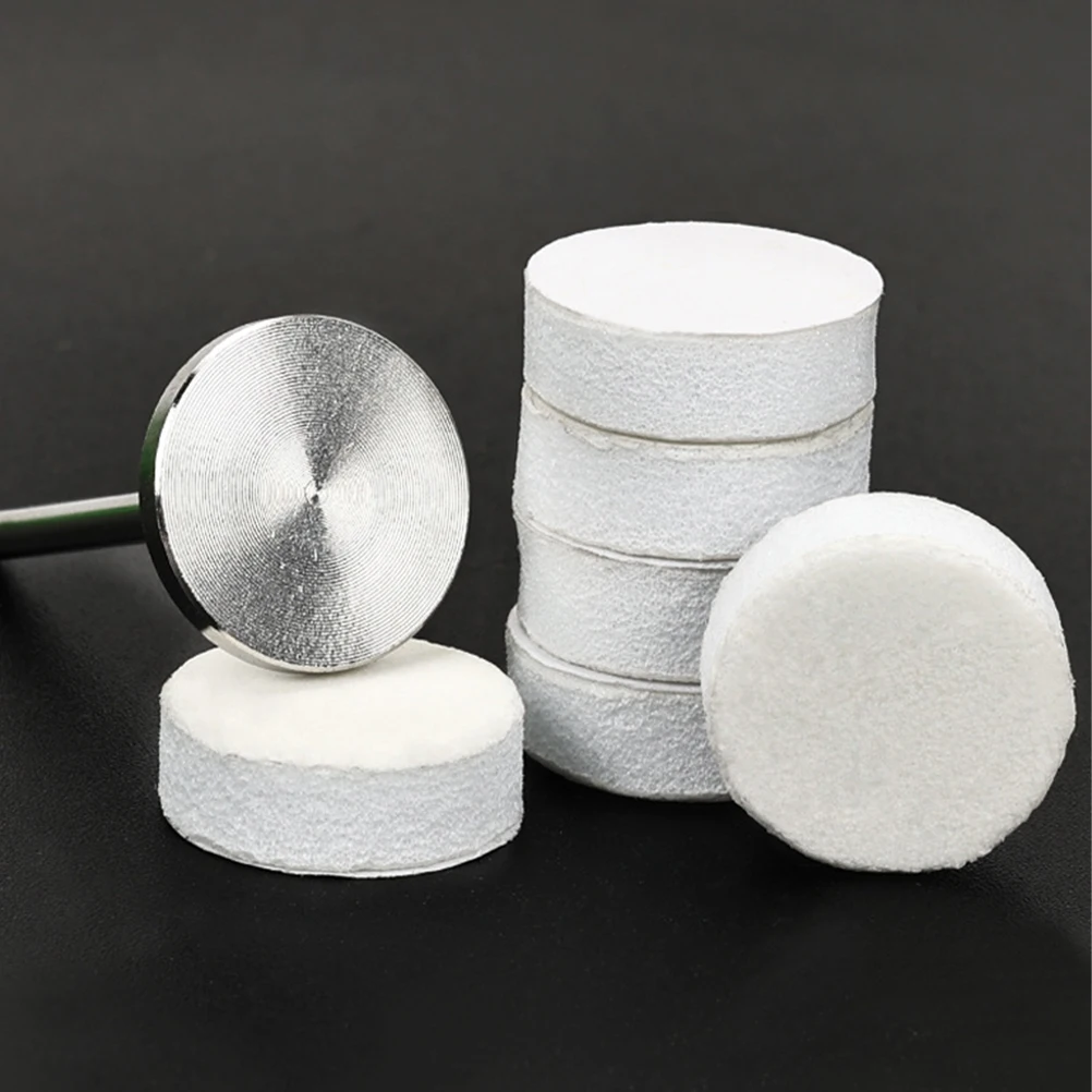 

50 Pcs Polished Sand Sheet Sandpaper Disk Pads Discs for Drill Manicure Foot File Nail Tools Art Sanding Cap
