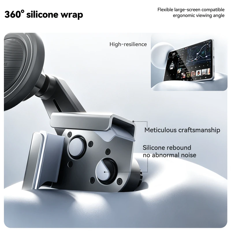 2026 New Car Magnetic Phone Stand For Tesla Model Y YL 3 10-15mm Car Screen Phone Stand 360 ° Adjustable Phone Stand Accessories