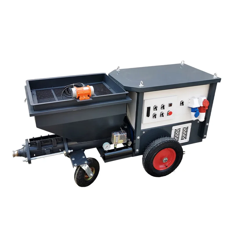 2026 Hot Sale Mortar Spraying Machine Powder Wall Machine Cement Multifunctional Decoration Wall Plastering Machine Small Double