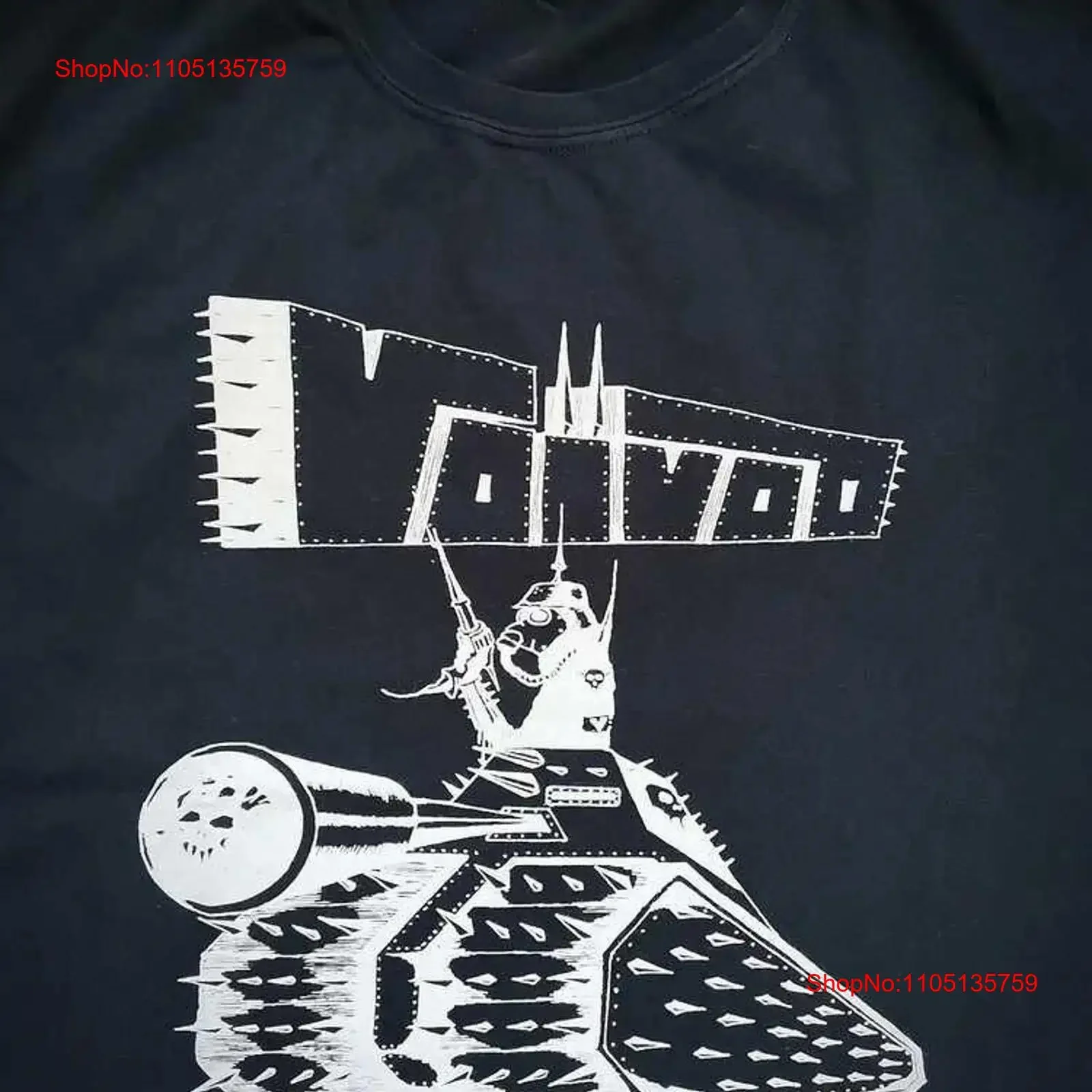 Anachronism Classic VOIVOD Band T Shirt  Black S 4XL 1K0090 vintage Washed Versatile Stretched Slightly Breathable graphic