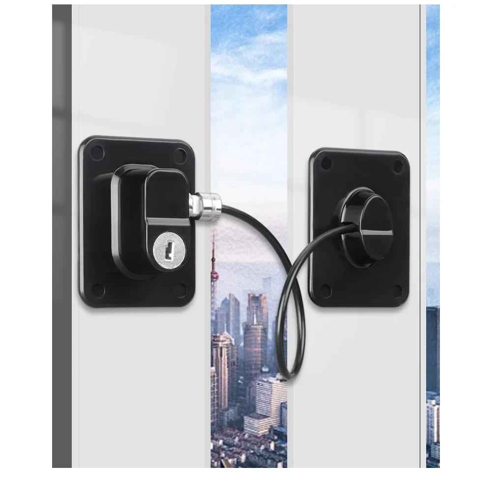 5pcs No Drill Baby Safety Locks For Drawers Cabinets Fridge Sliding Doors ABS Zinc Alloy Home Security Accessories