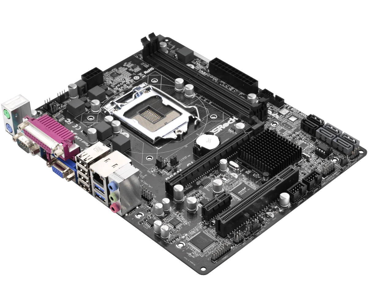 B85 Moederbord ASROCK B85M-GL Moederbord LGA 1150 ondersteuning 4790 4770 4670 4570 4170 4130 cpu DDR3 32 GB Micro-ATX