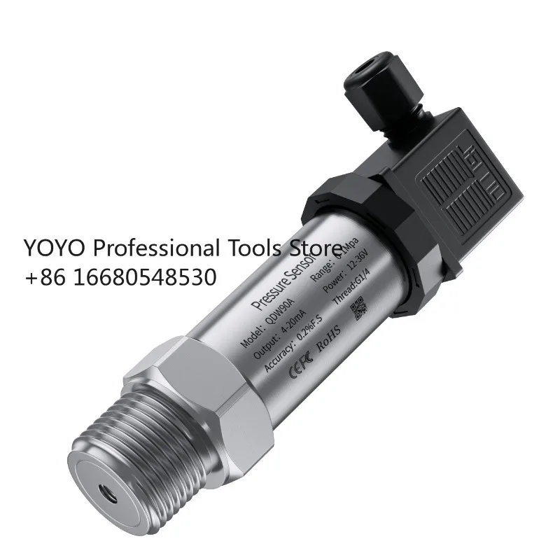 

T2a Hydraulic Pressure Transmitter 4-20mA RS485 0-10V 0-60Mpa Stainless Steel IP65 0.2%FS Accuracy for Water Oil