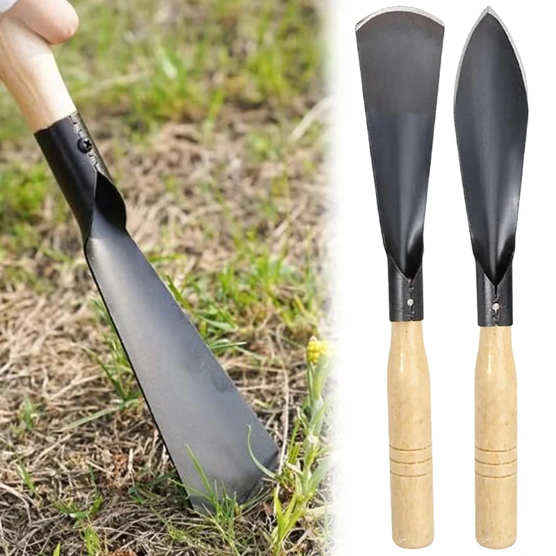Metal Garden Shovel Digging Transplanting Vegetables Flower Planting Hand Shovels Spade Weeding Trowel Potting Soils Scoop