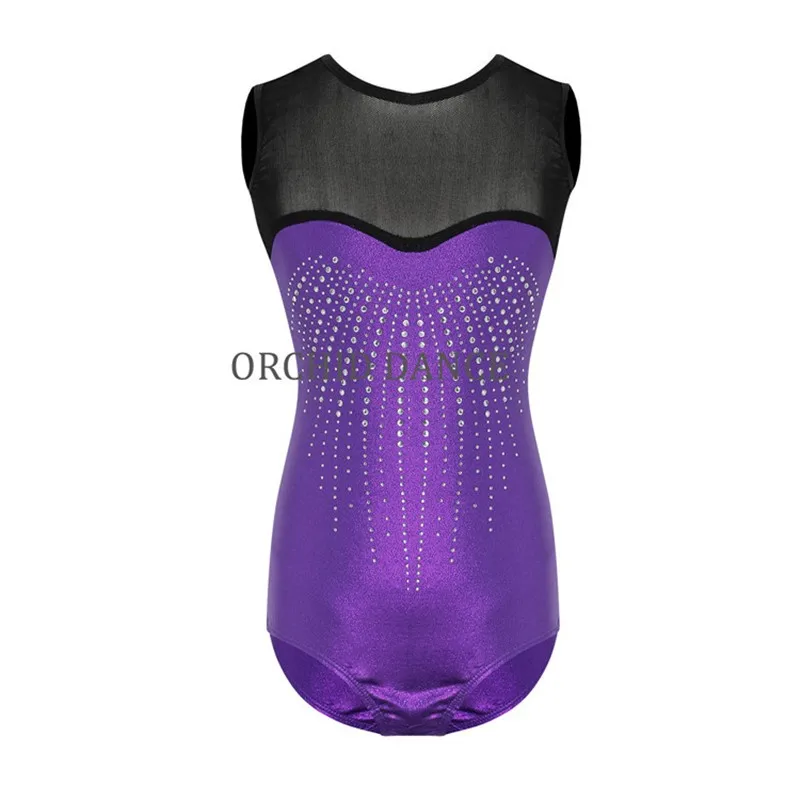 Sexy Meninas Crianças Crianças Malha de Ginástica Leotards